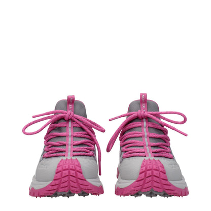 Gray Fabric Athletic Sneakers