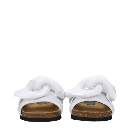 White Leather Slipper
