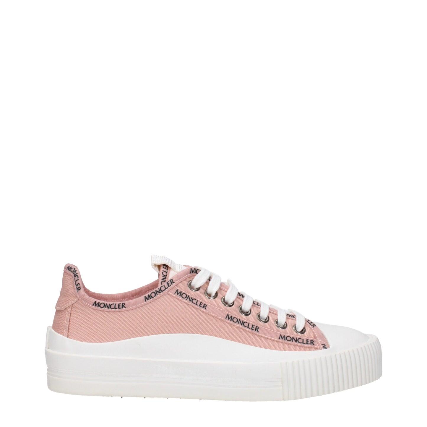 Pink Fabric Low Tops
