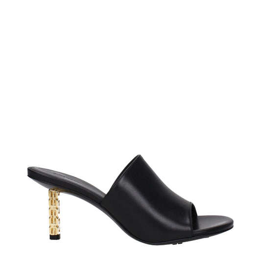 Black Leather Sandal