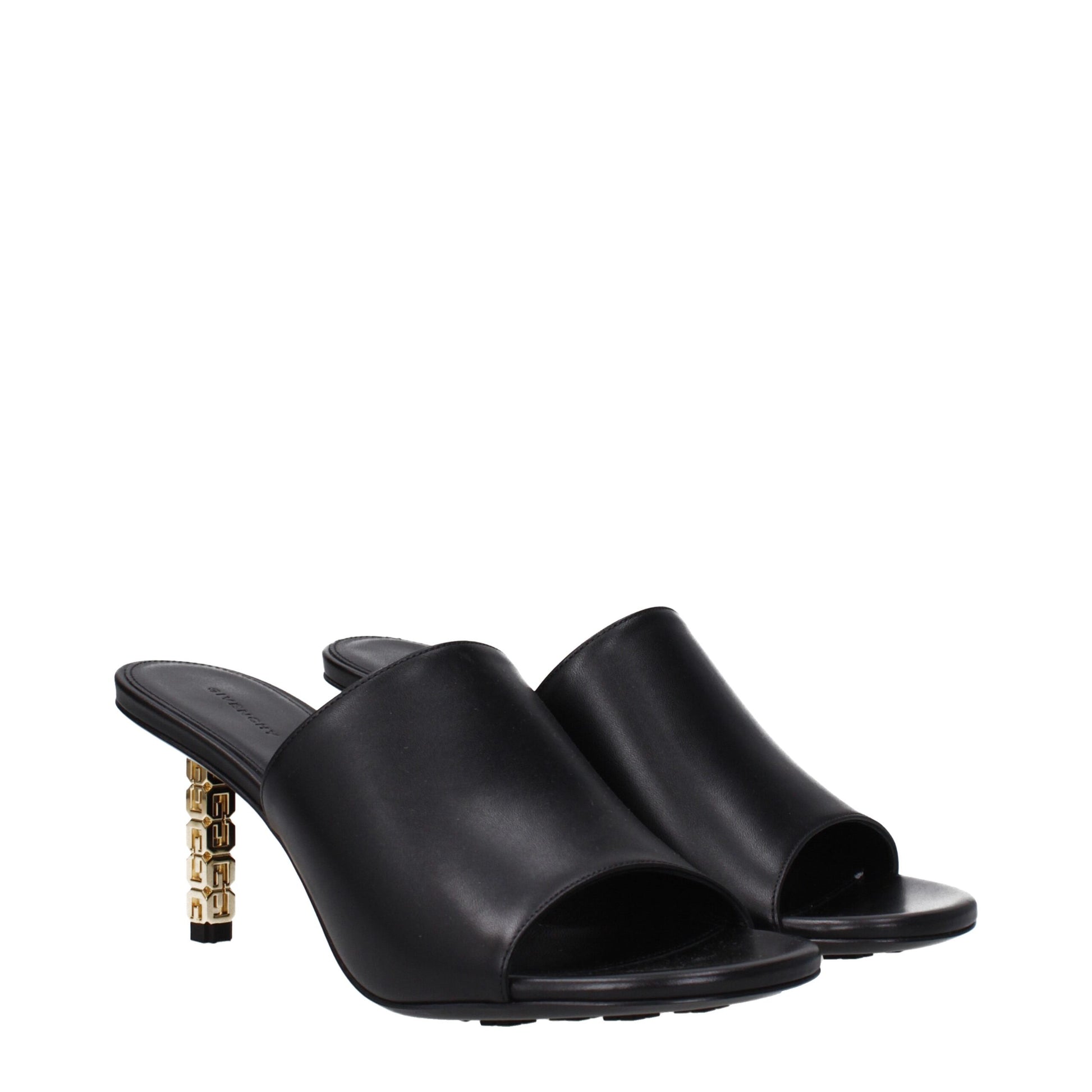 Black Leather Sandal