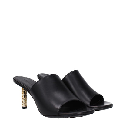 Black Leather Sandal