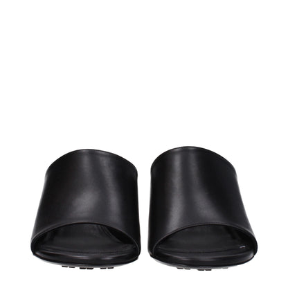 Black Leather Sandal