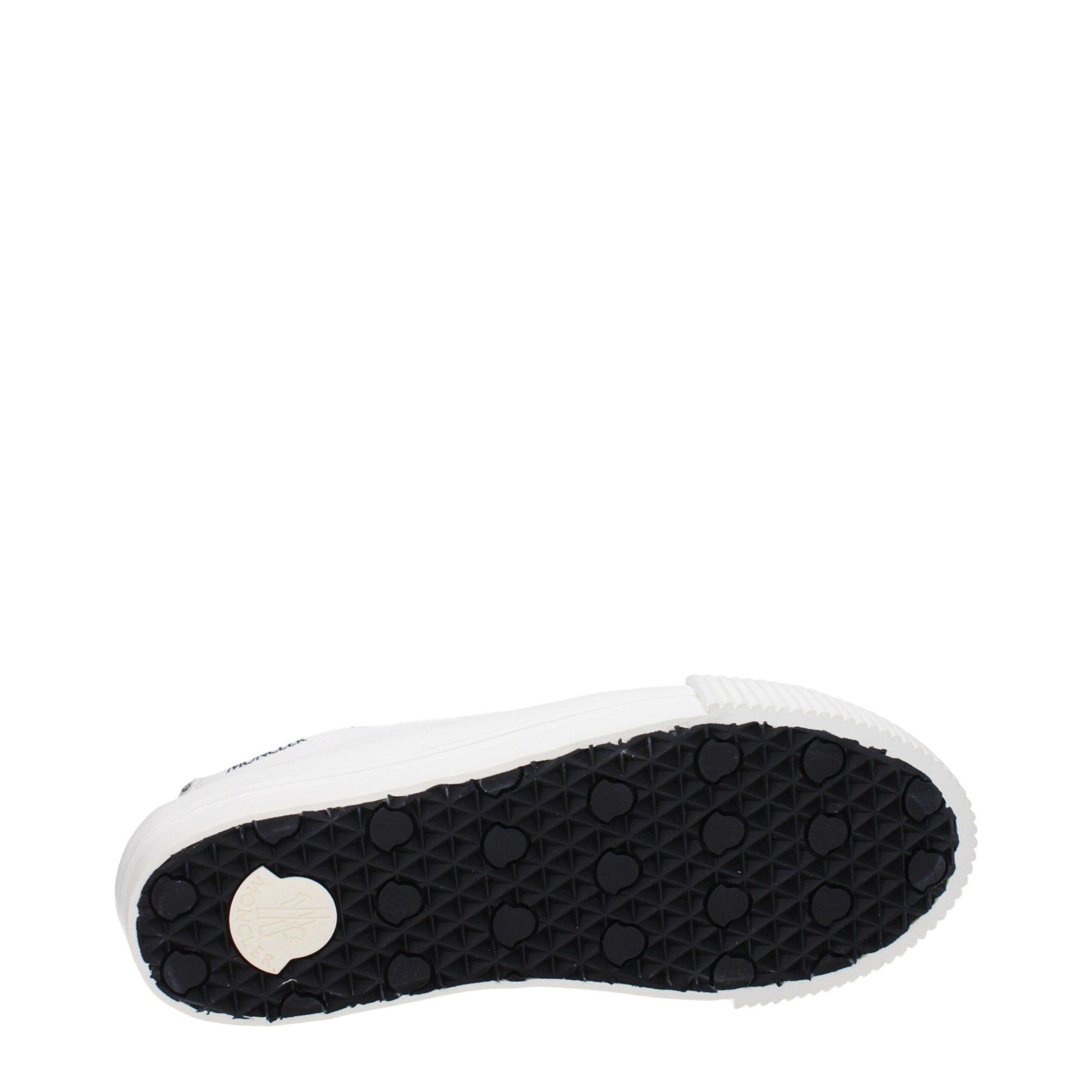 White Fabric Sneakers