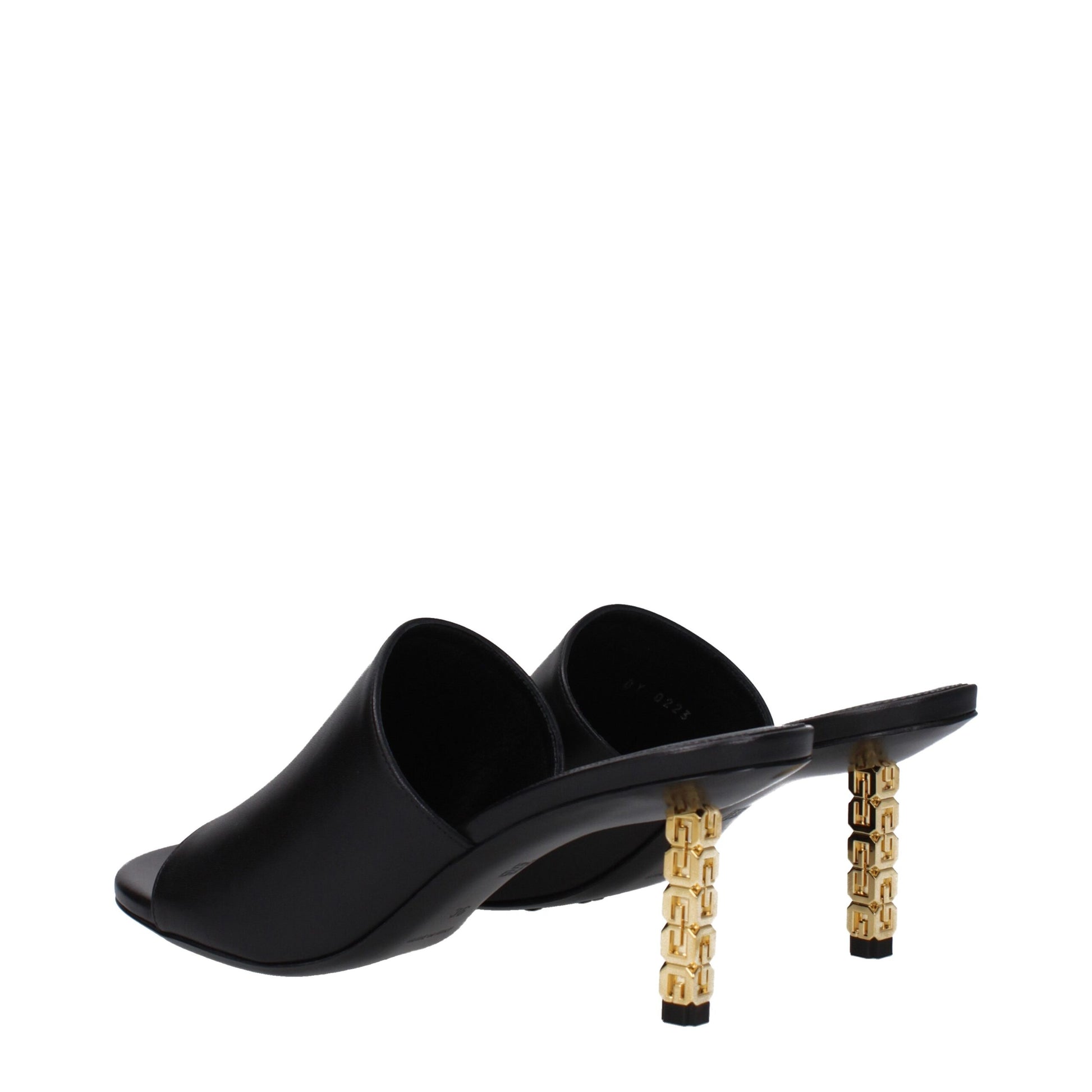Black Leather Sandal