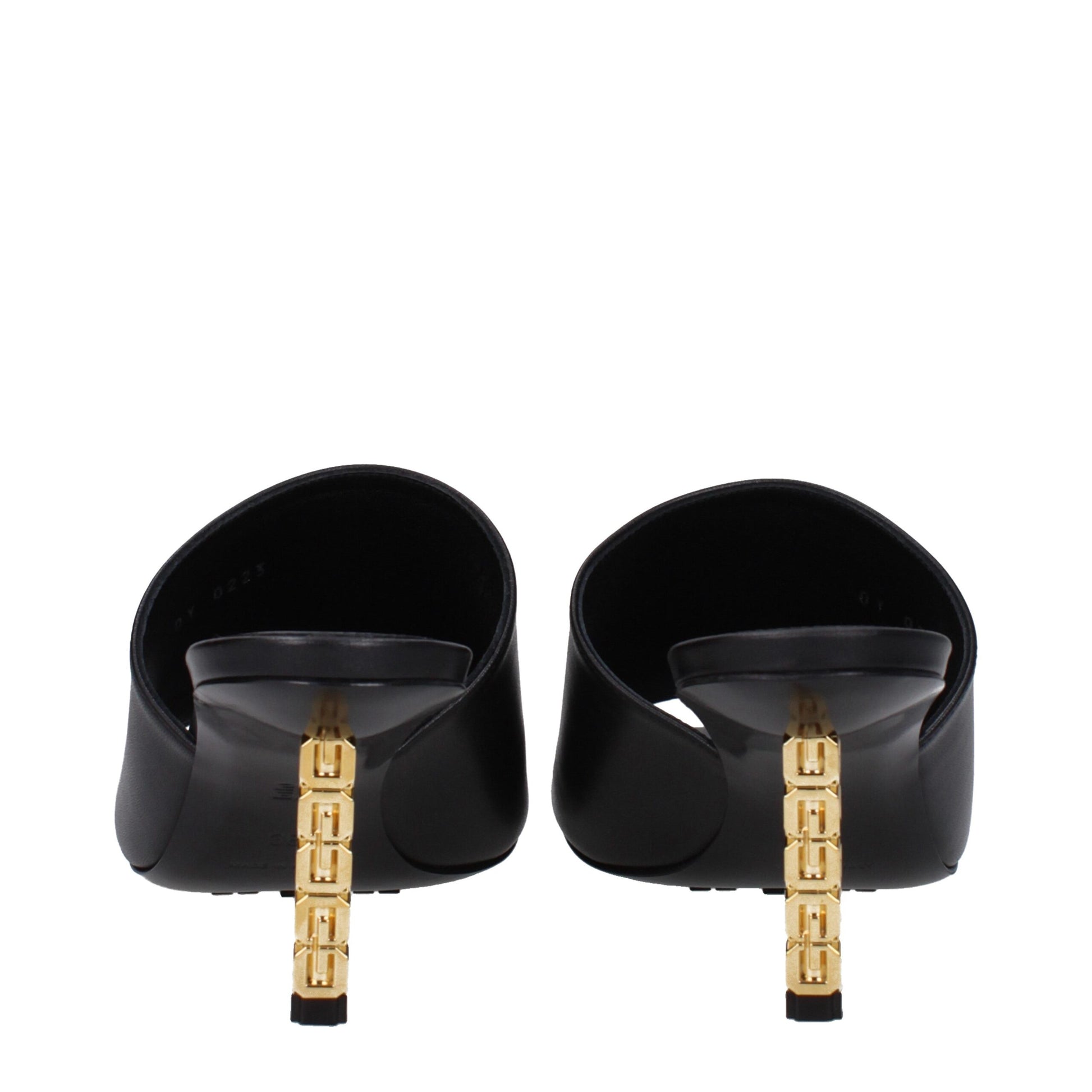 Black Leather Sandal
