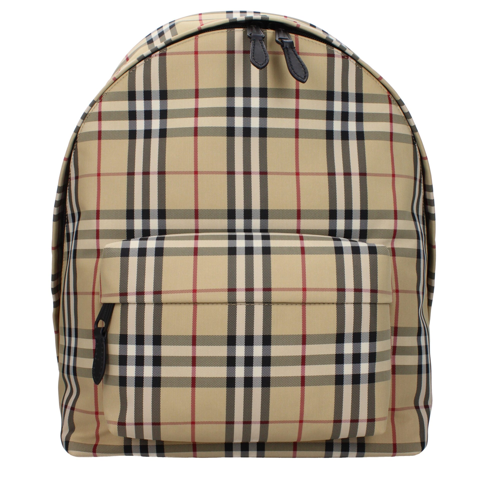 Beige Fabric Backpacks