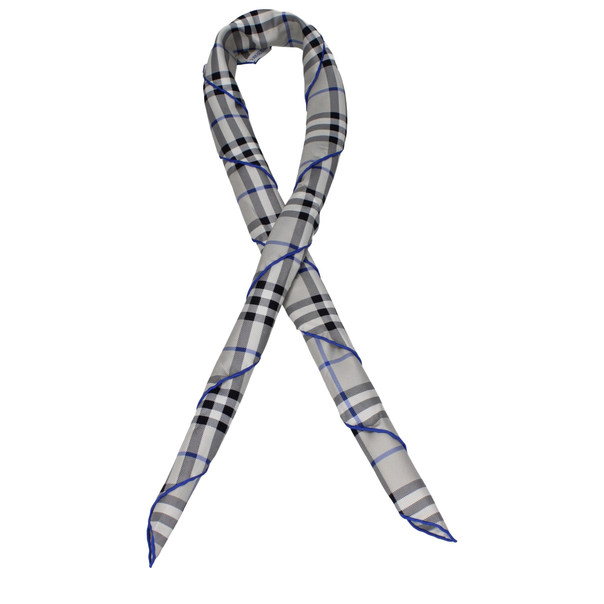 Gray Silk Foulards