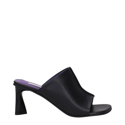 Black Leather Sandal