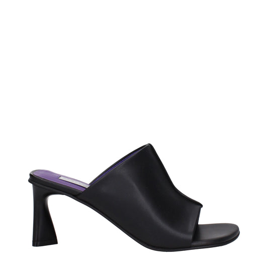 Black Leather Sandal