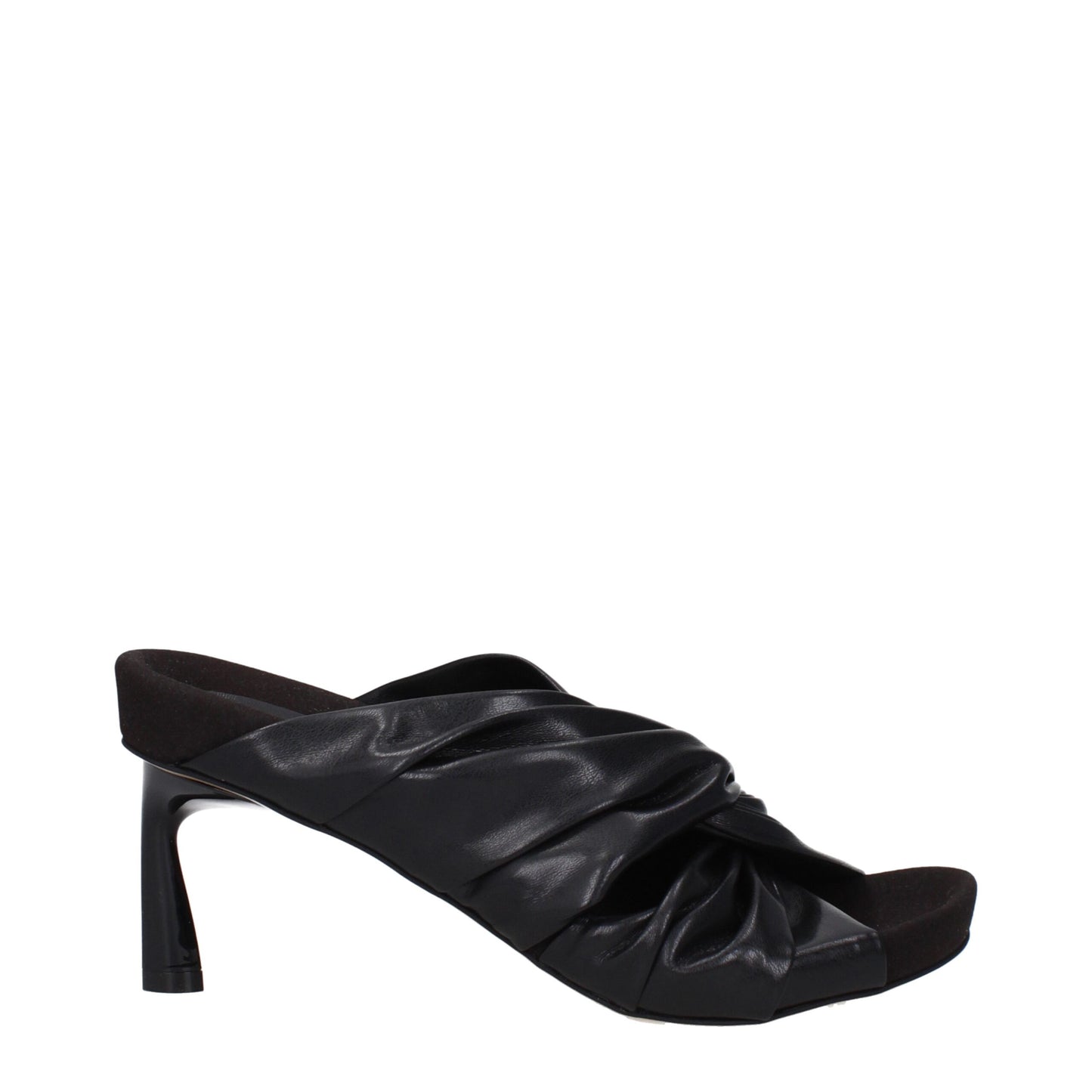 Black Leather Sandal