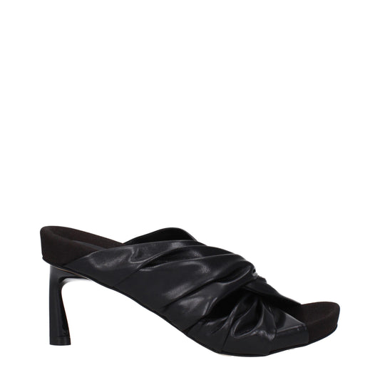 Black Leather Sandal