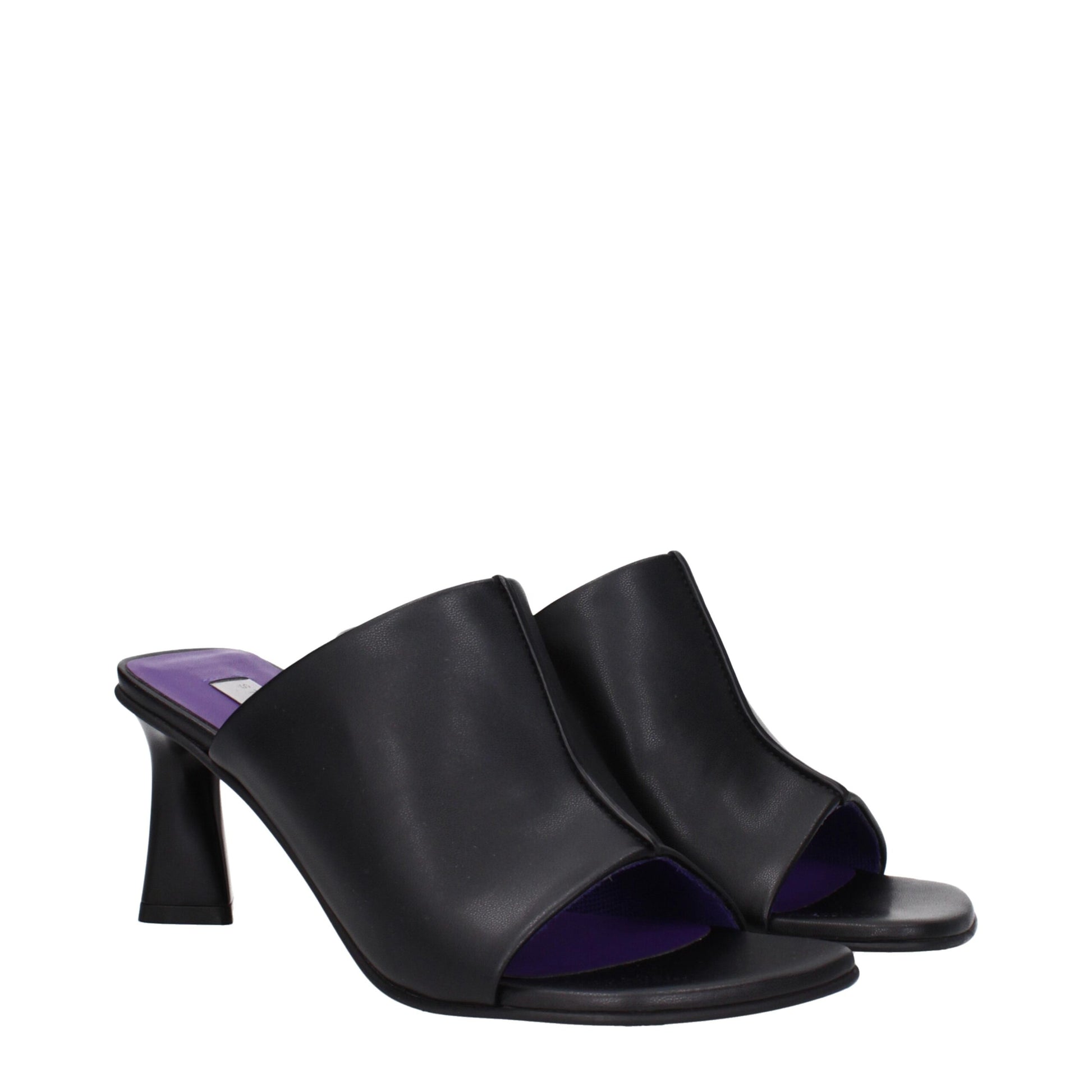 Black Leather Sandal