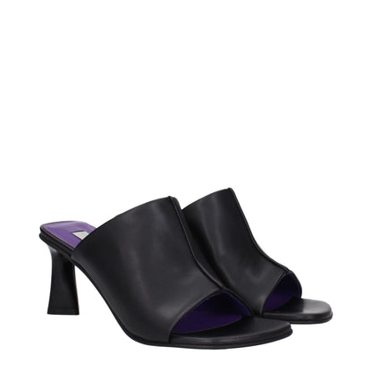 Black Leather Sandal