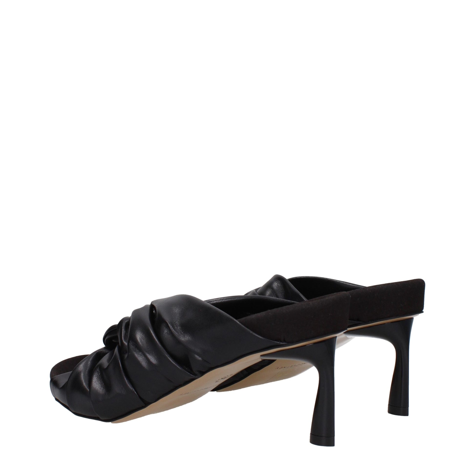 Black Leather Sandal