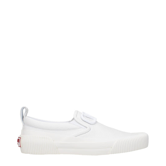 White Leather Slip-On Loafer