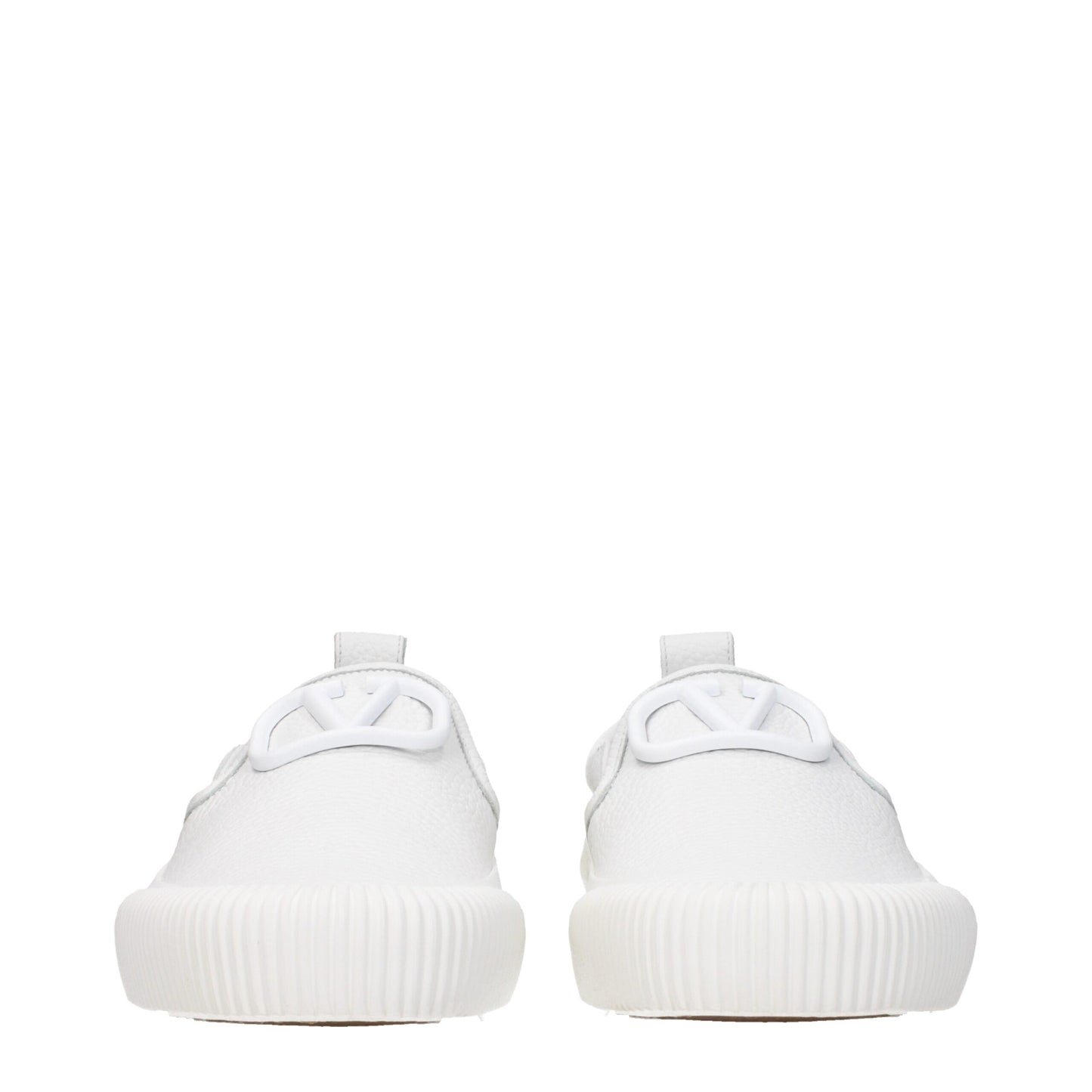 White Leather Slip-On Loafer