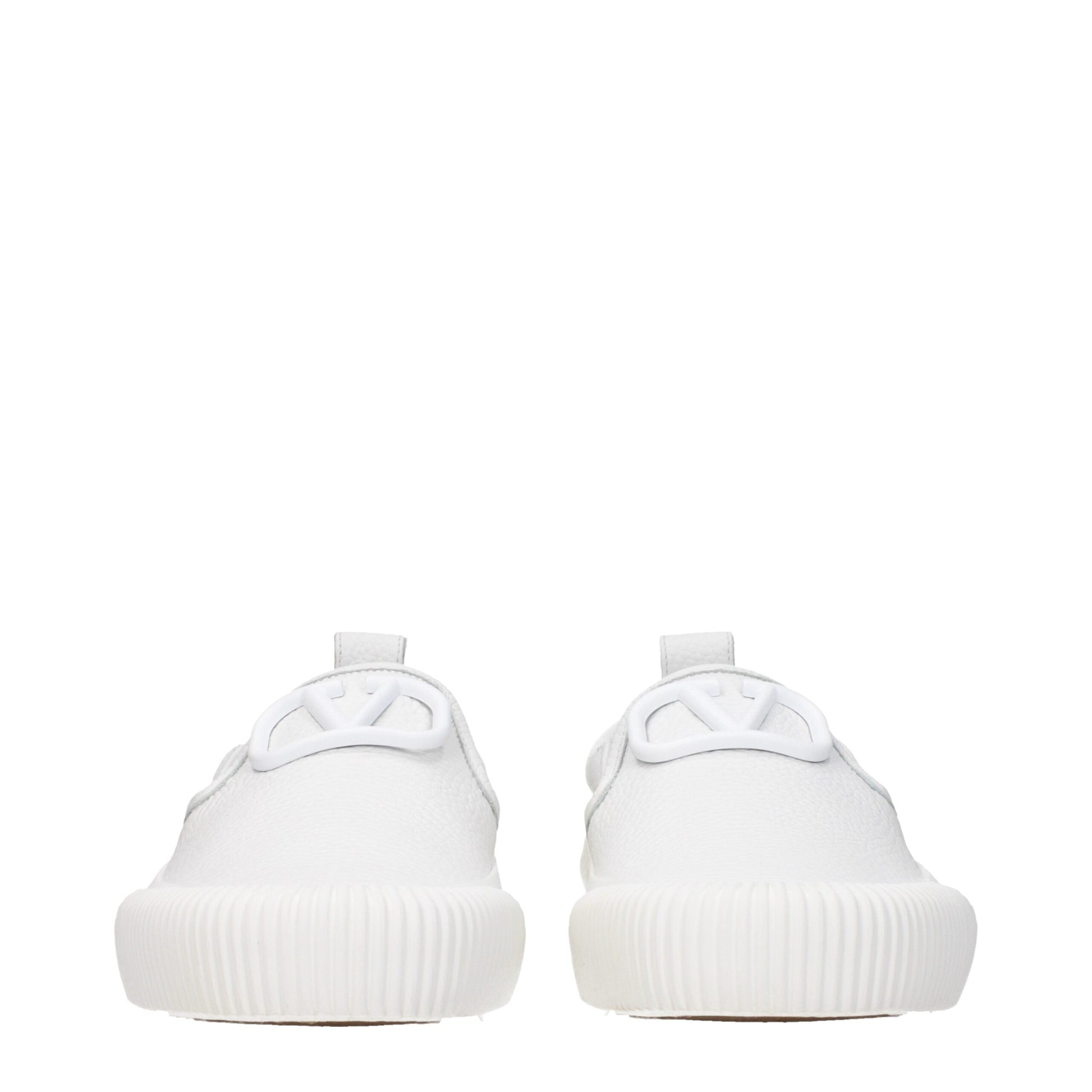 White Leather Slip-On Loafer
