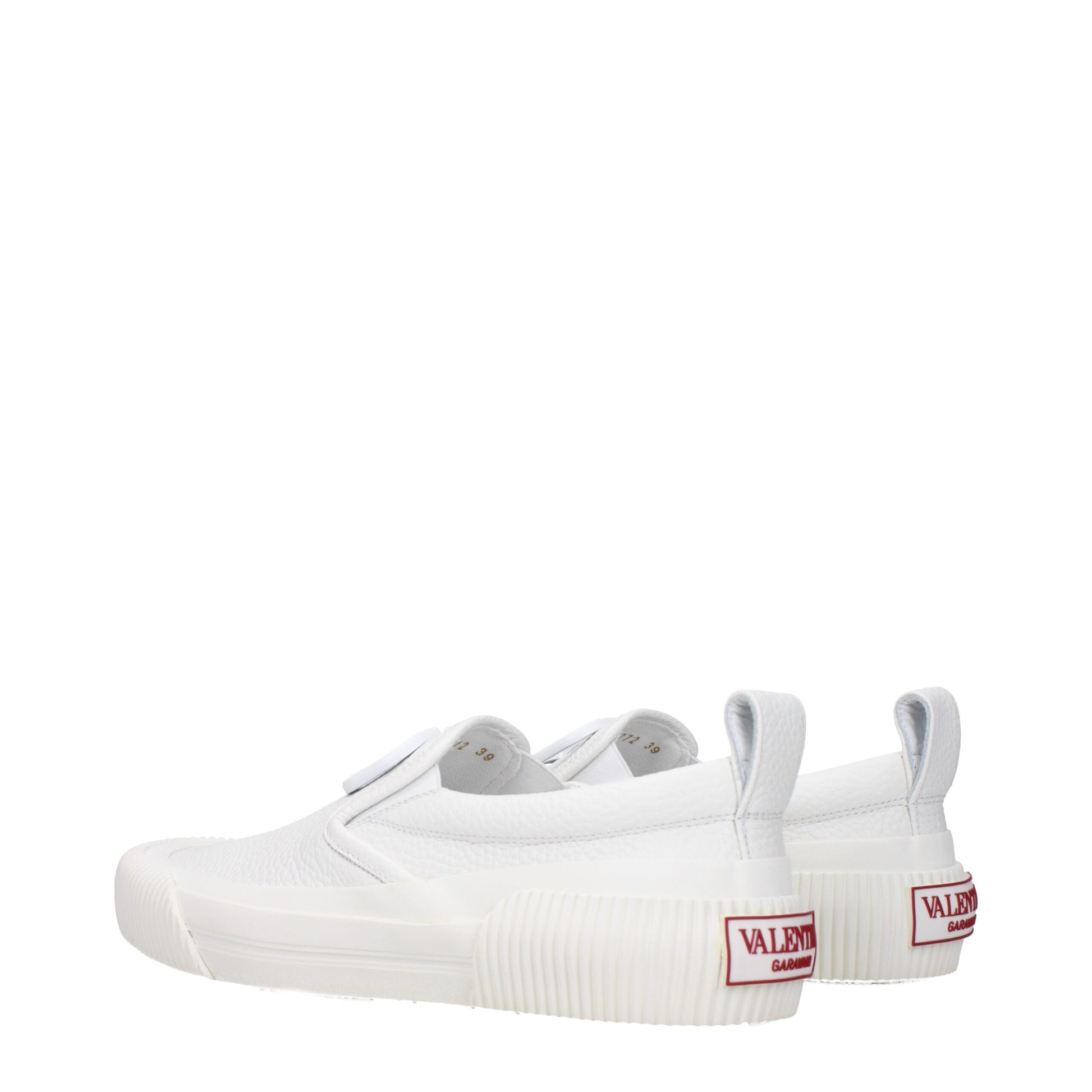 White Leather Slip-On Loafer