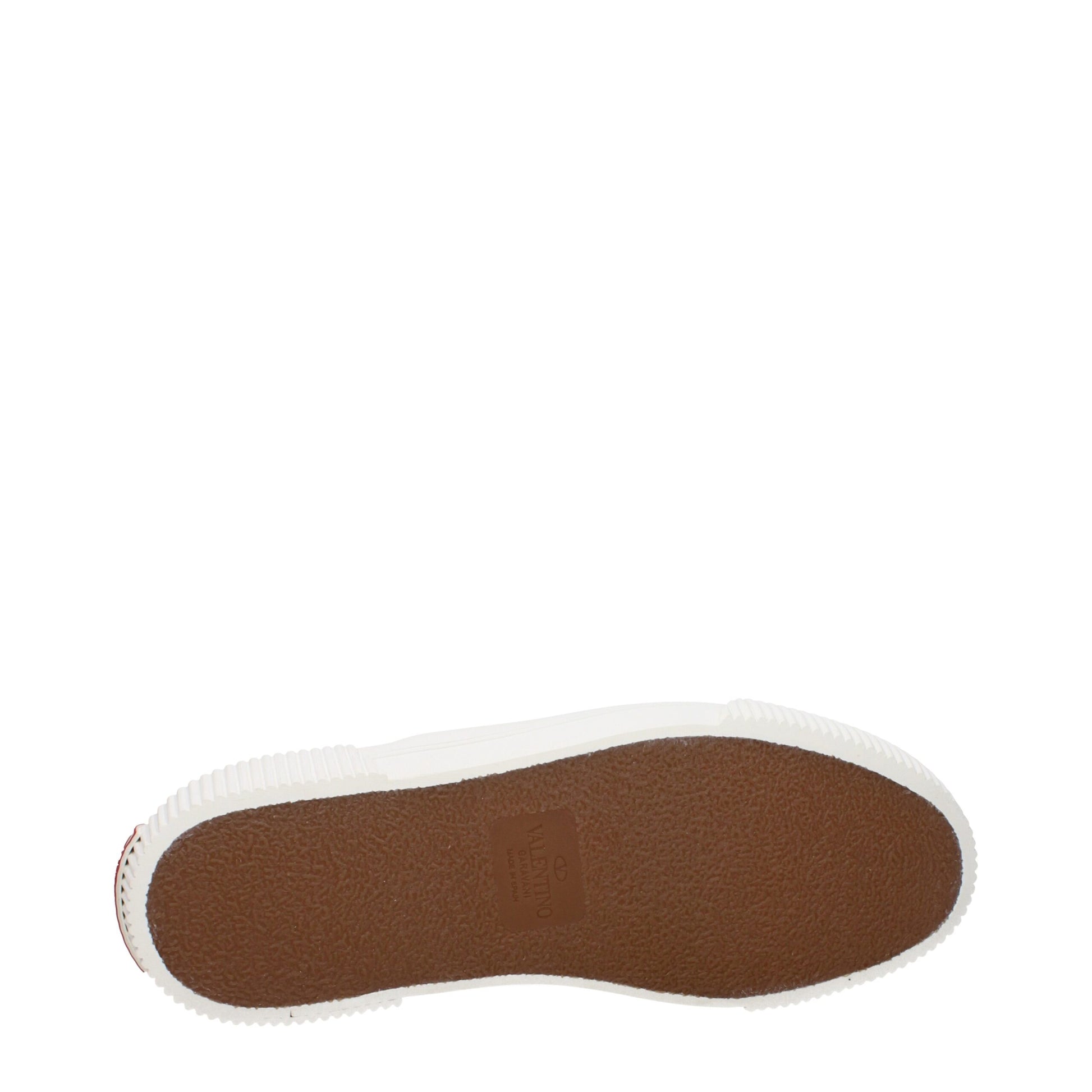 White Fabric Slip-On Loafer