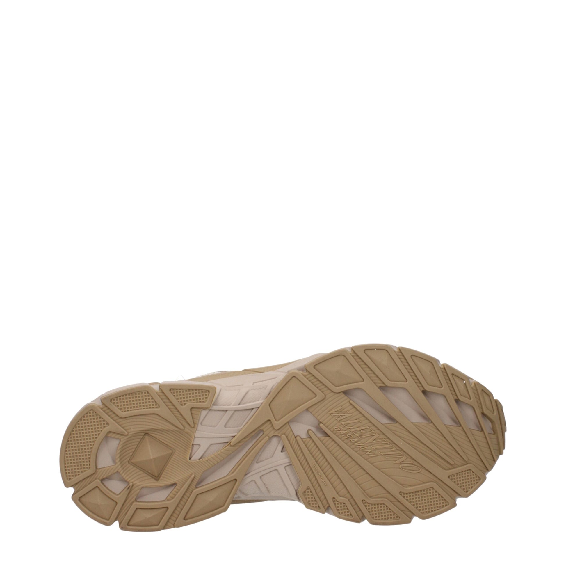 Beige Fabric Low Tops