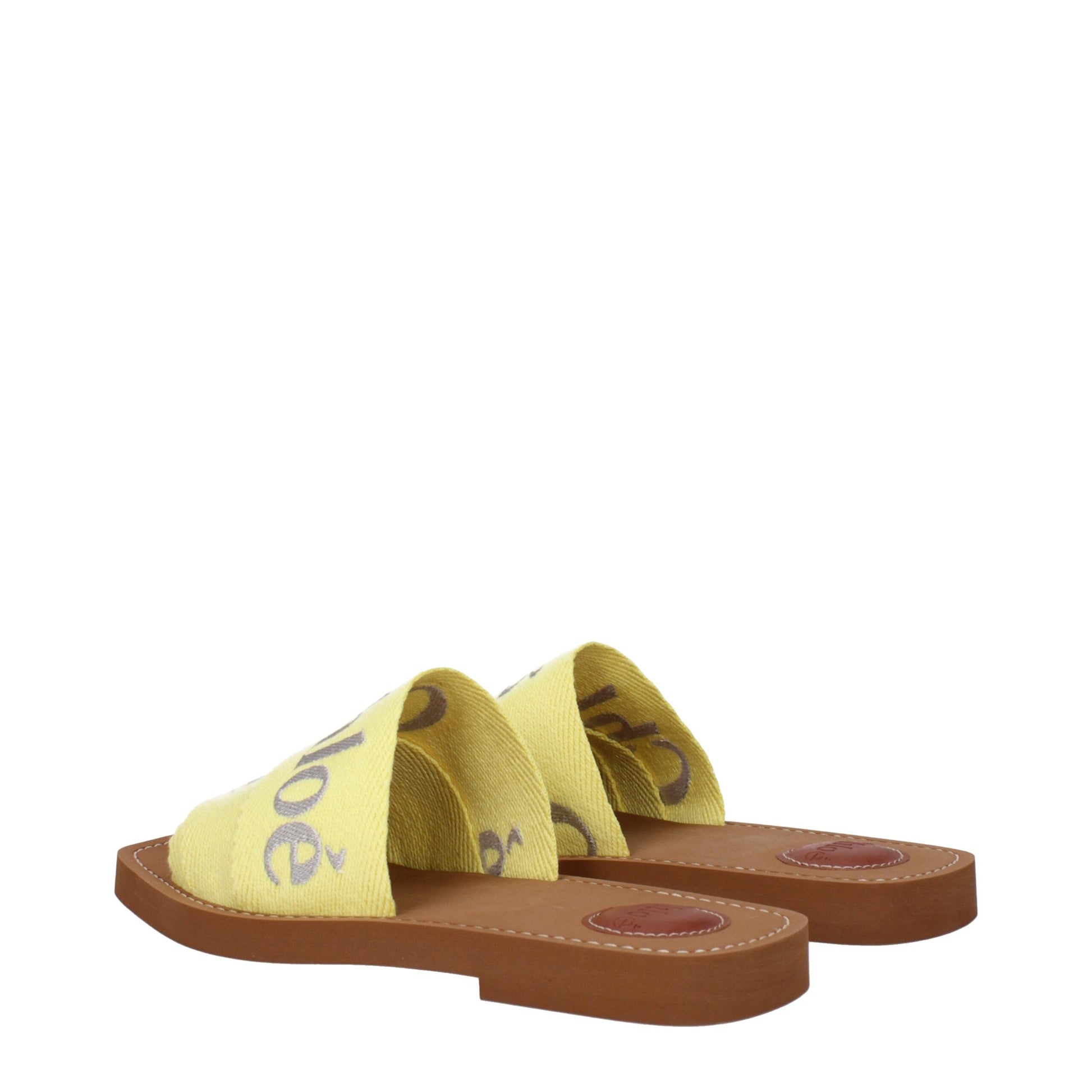 Yellow Fabric Slipper