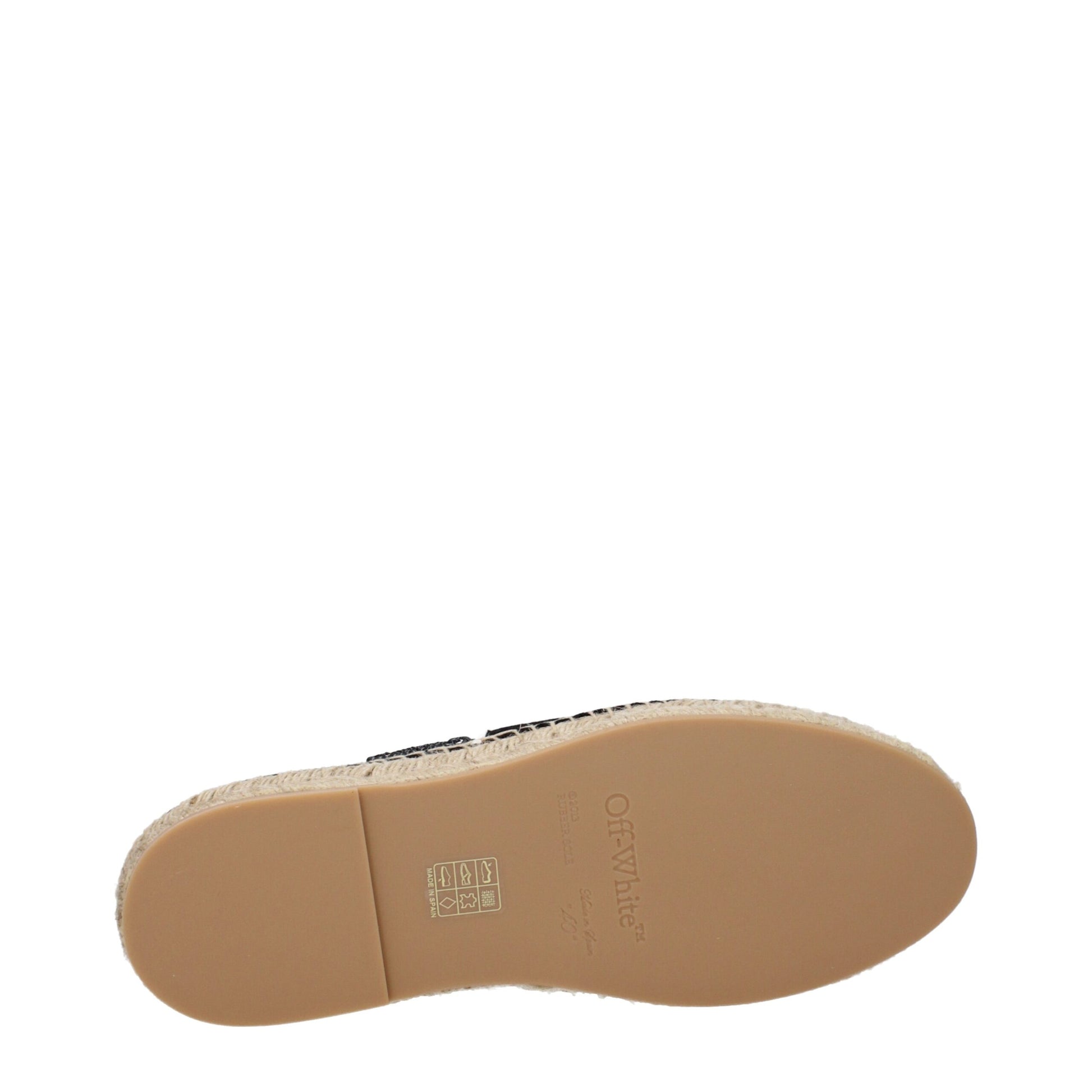 Black Fabric Espadrilles