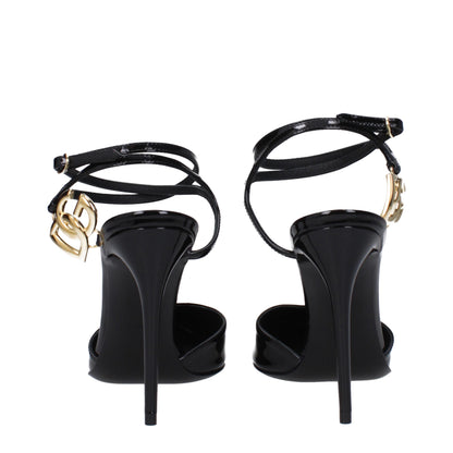 Black Leather Sandal