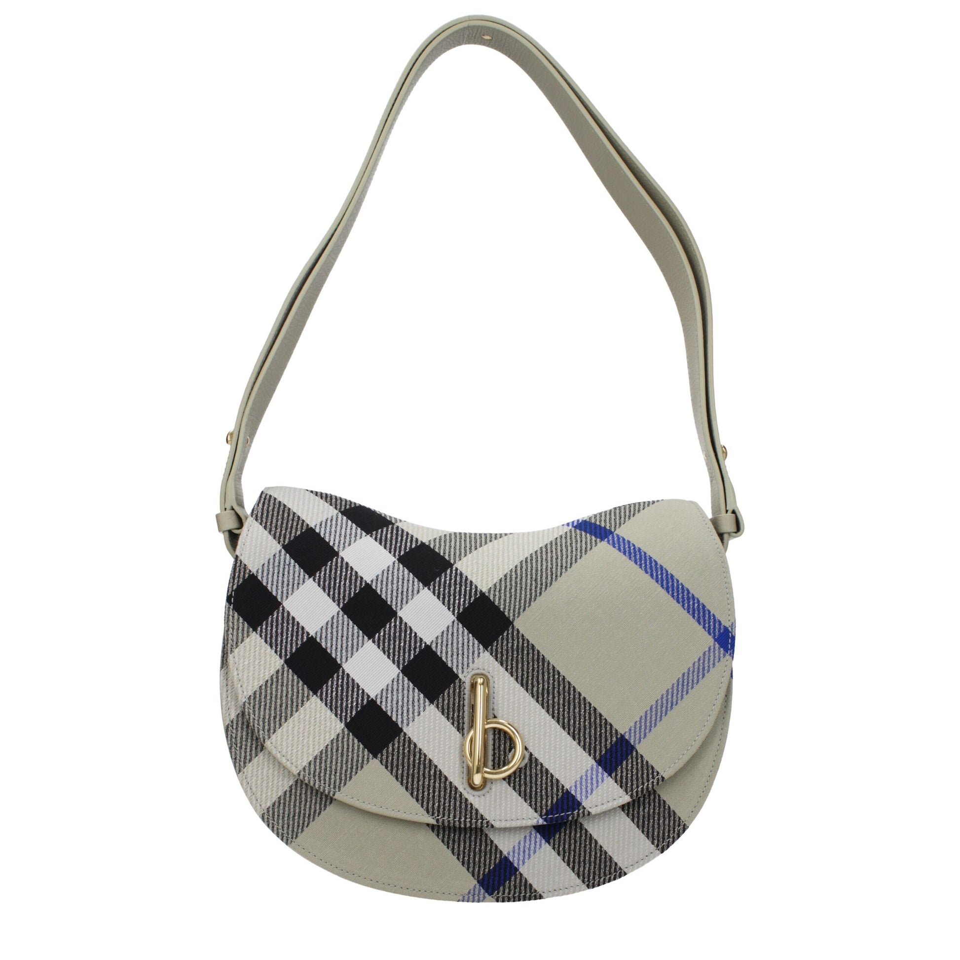 Gray Fabric Crossbody Bags