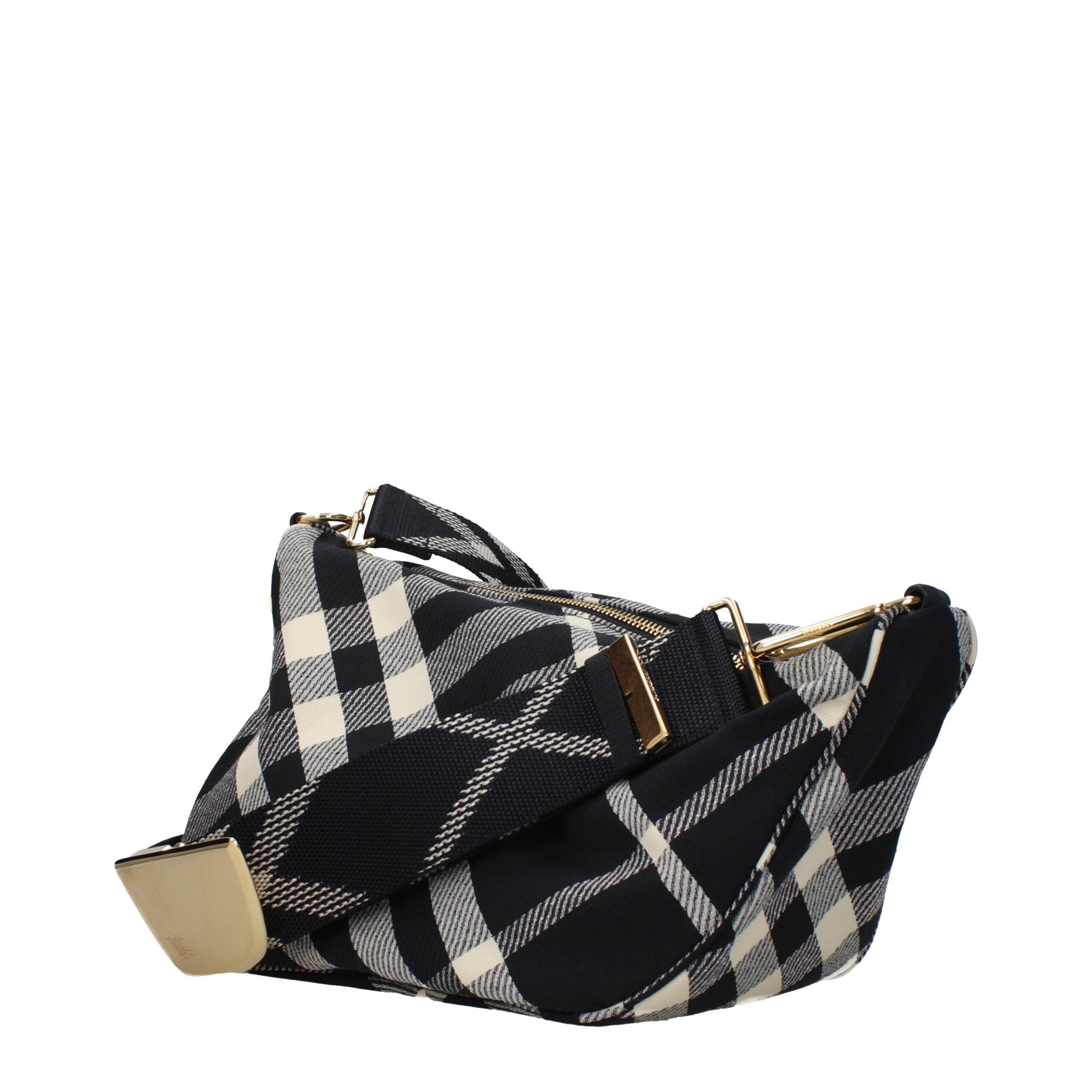 Black Fabric Crossbody Bags