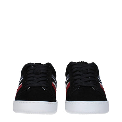Black Leather Sneakers