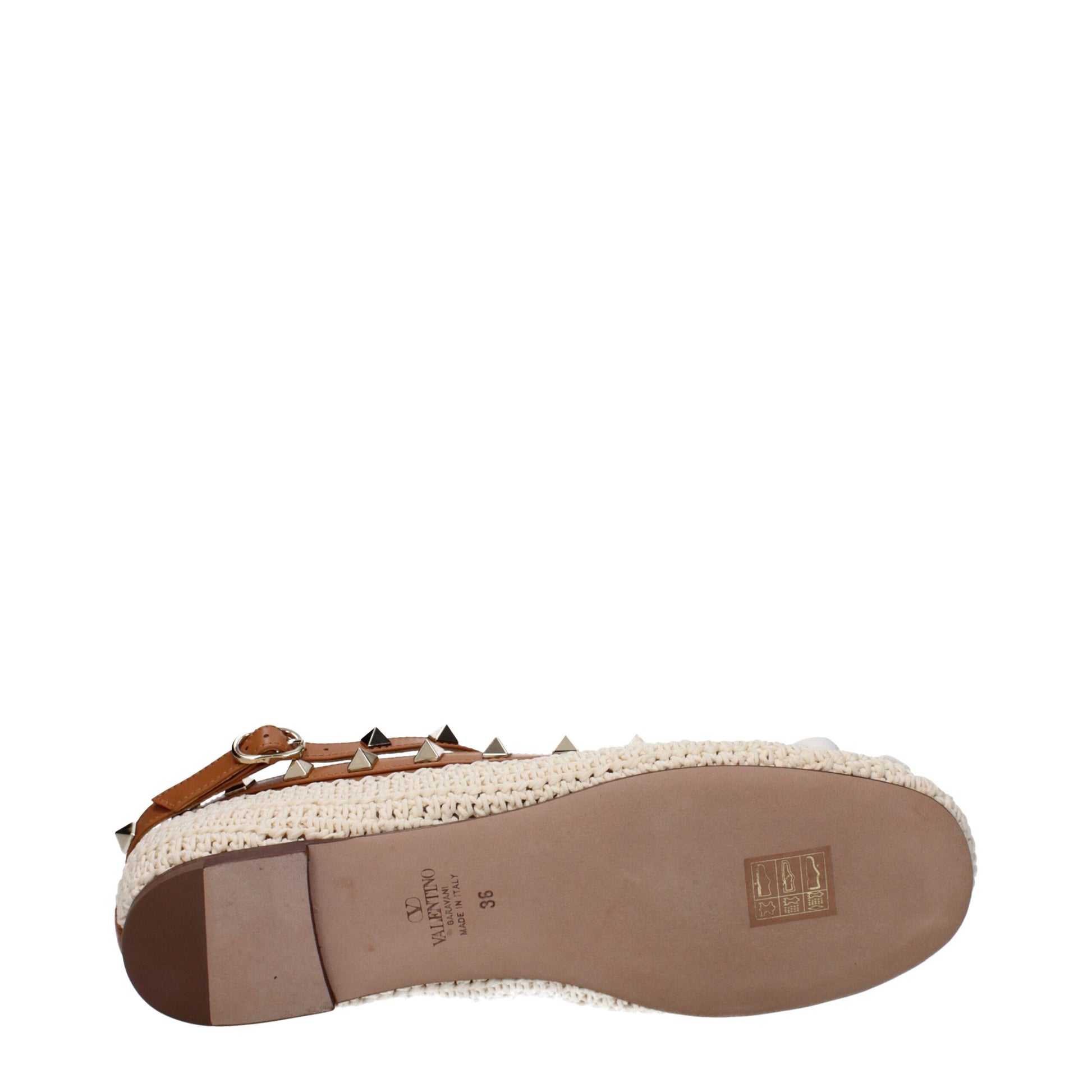 Beige Raffia Ballet Flats