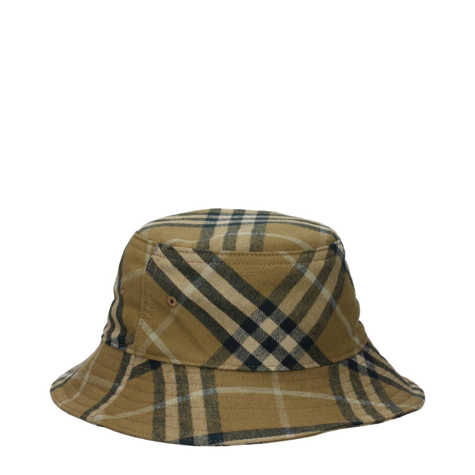 Green Cotton Bucket Hats