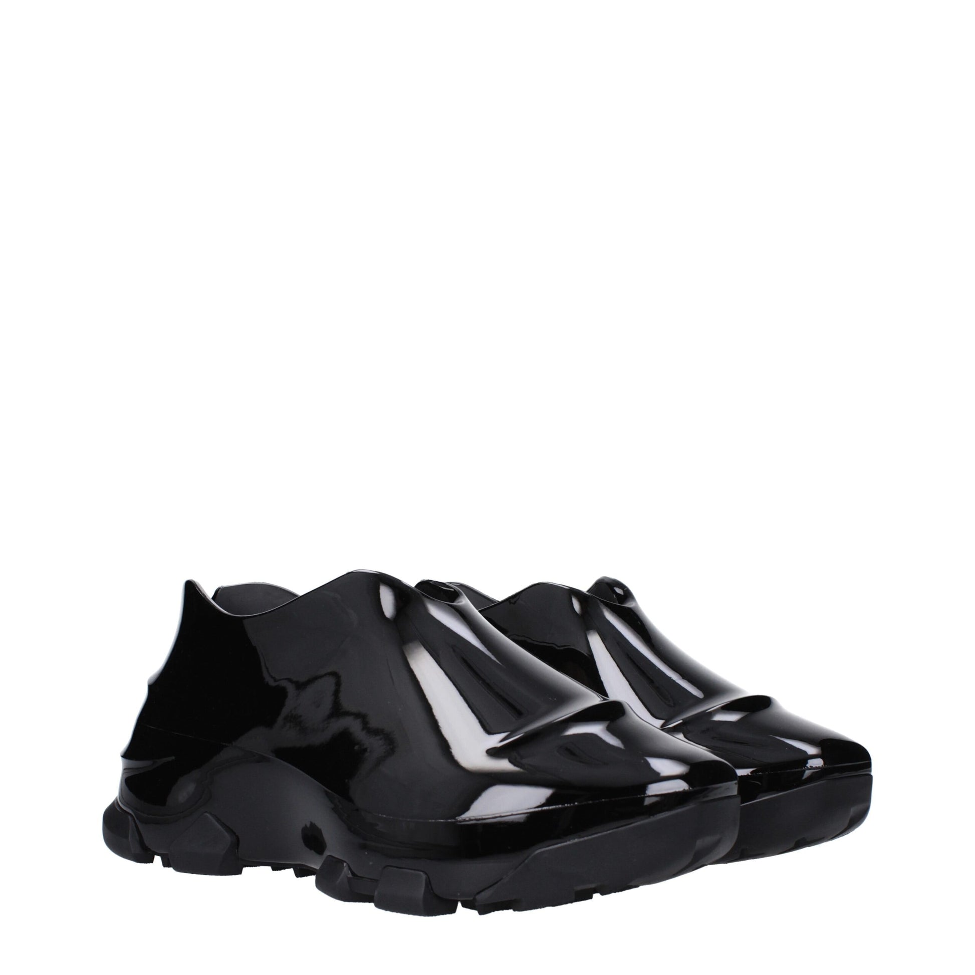 Black Cotton Low Tops