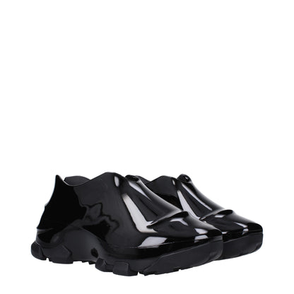 Black Cotton Low Tops