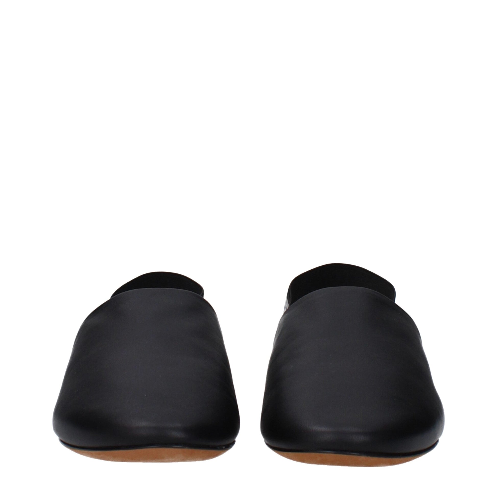 Black Leather Sandal