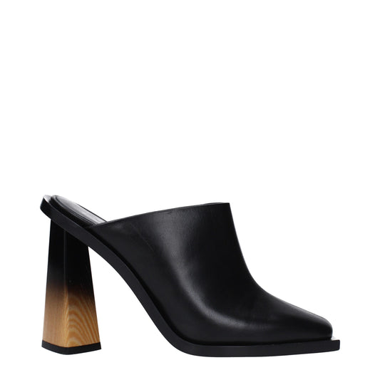 Black Leather Sandal