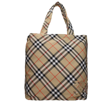Beige Fabric Shoulder Bags