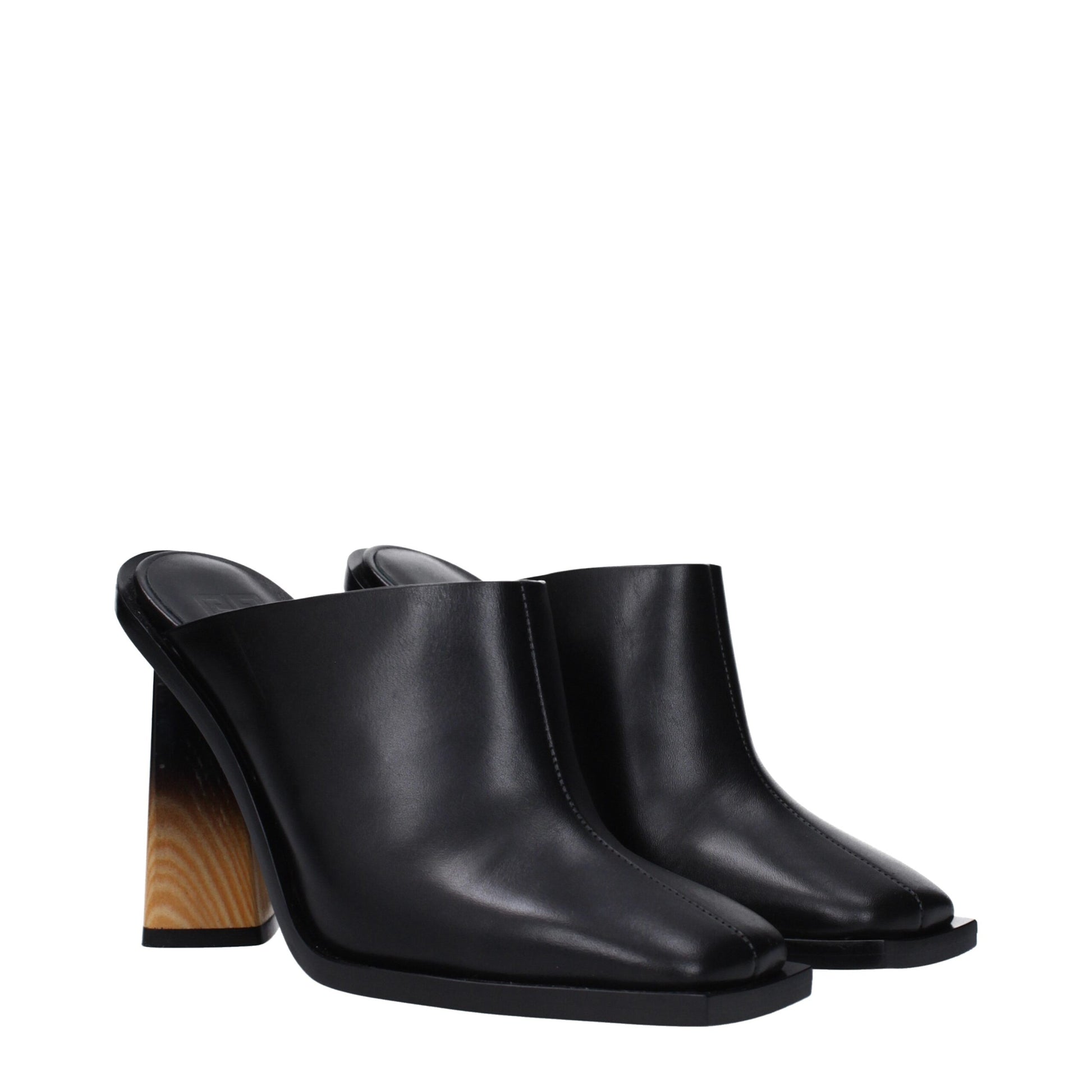 Black Leather Sandal