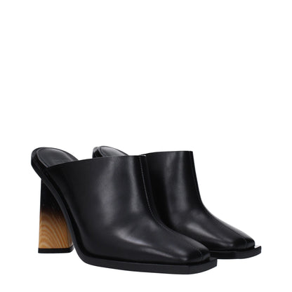 Black Leather Sandal