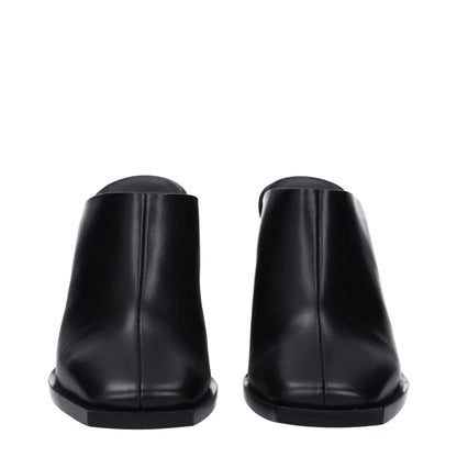Black Leather Sandal
