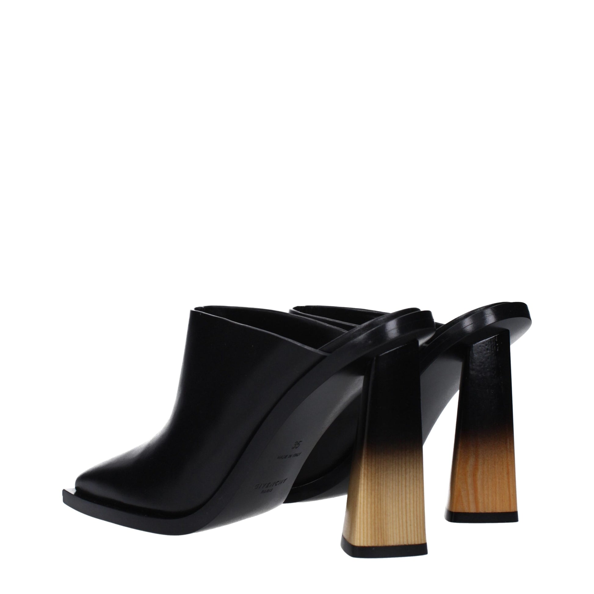 Black Leather Sandal