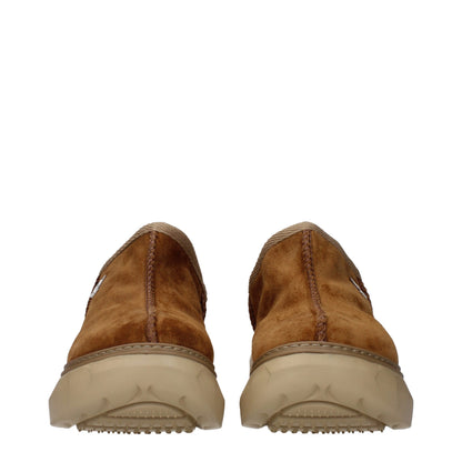 Brown Leather Slippers Sandals