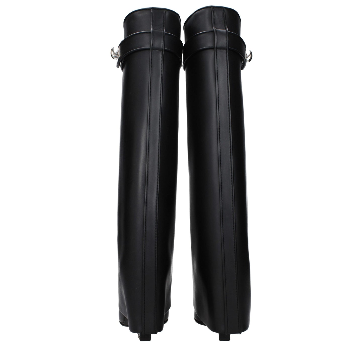 Bota de piel negra