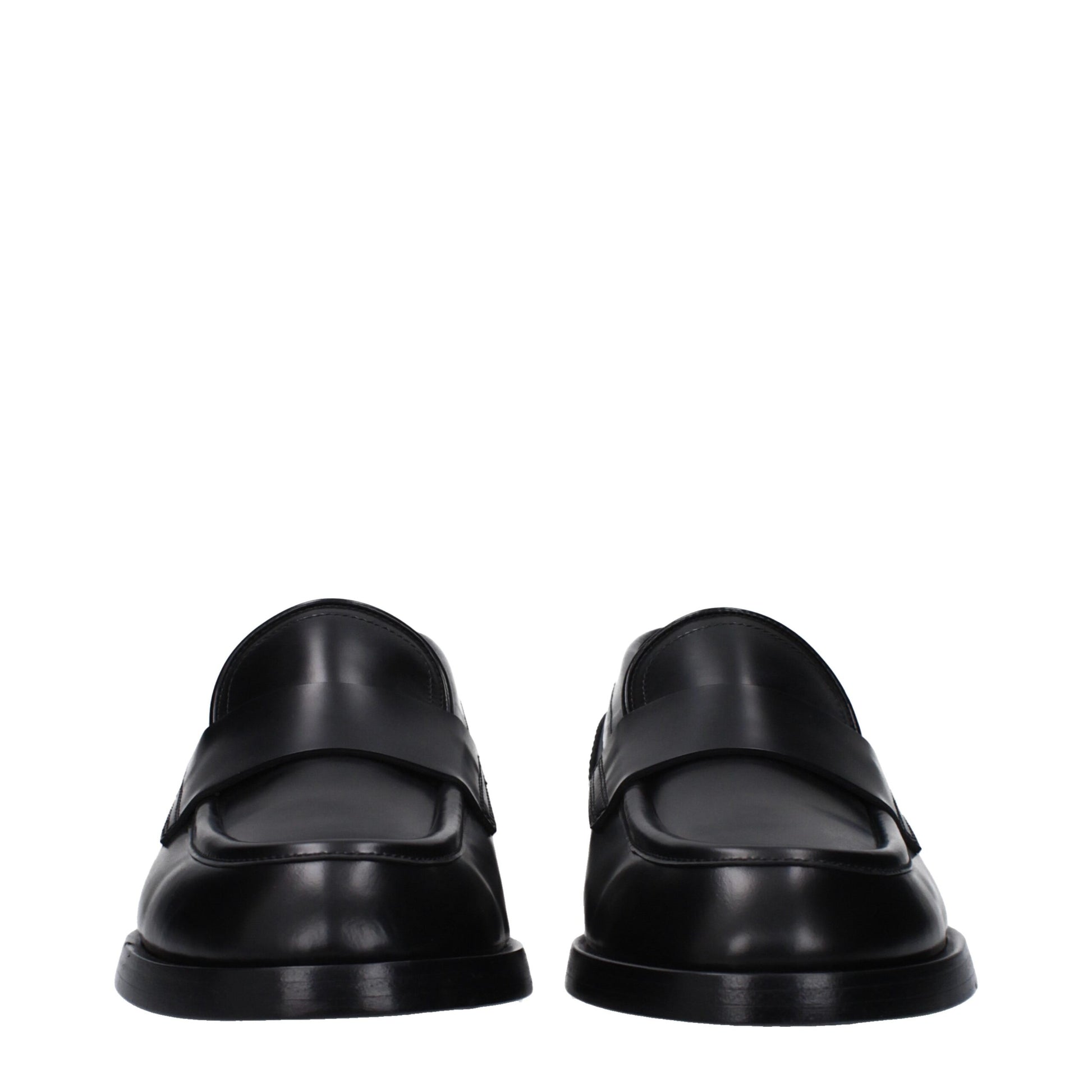 Black Leather Loafer