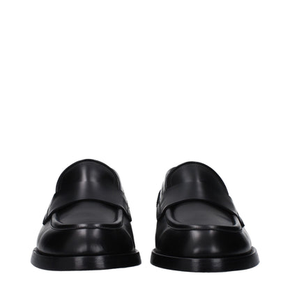 Black Leather Loafer