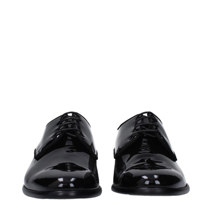 Black Leather Oxfords And Derby