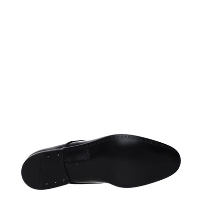 Black Leather Oxfords And Derby