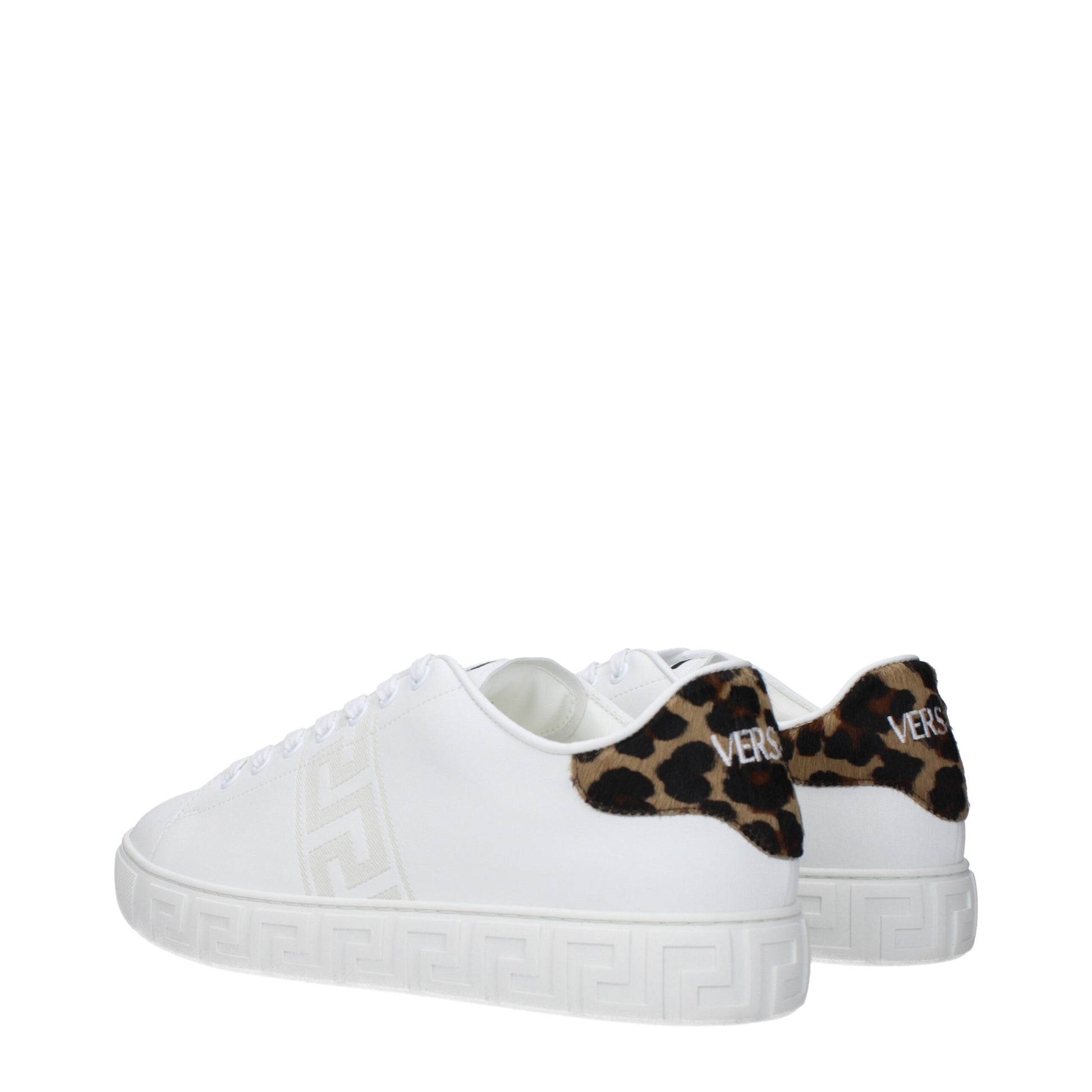White Leather Low Tops