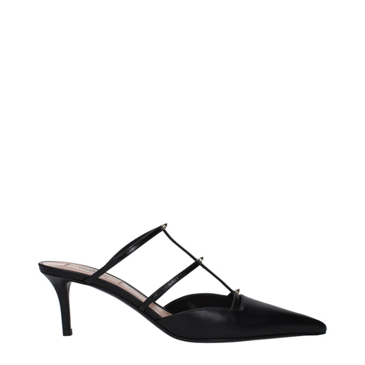 Black Leather Sandal